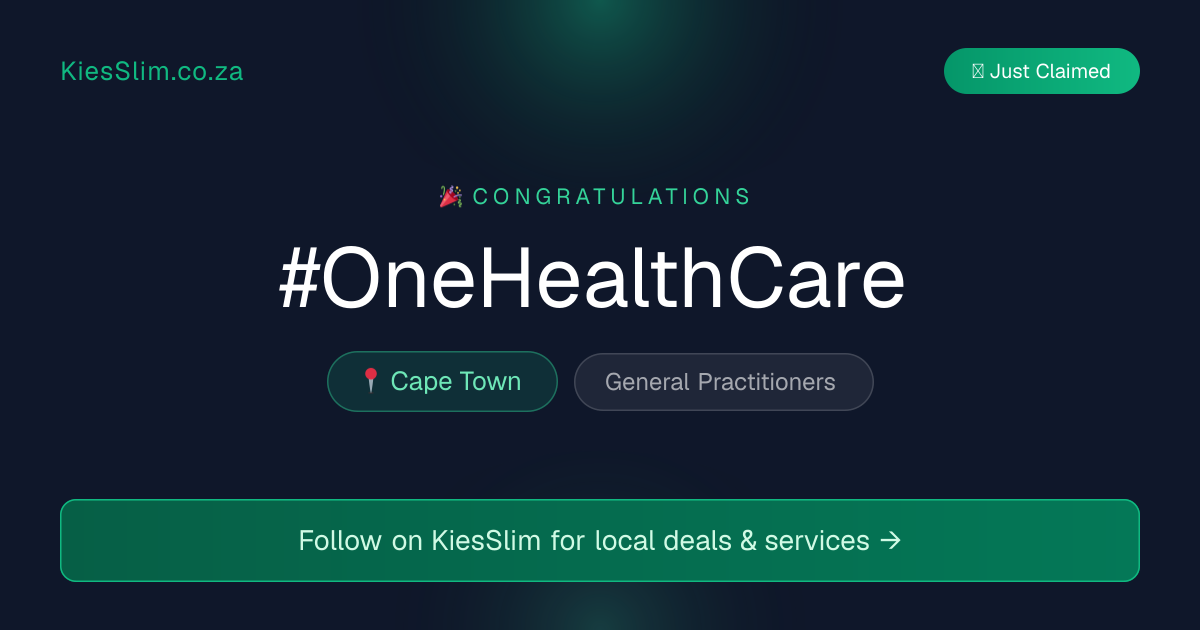#OneHealthCare