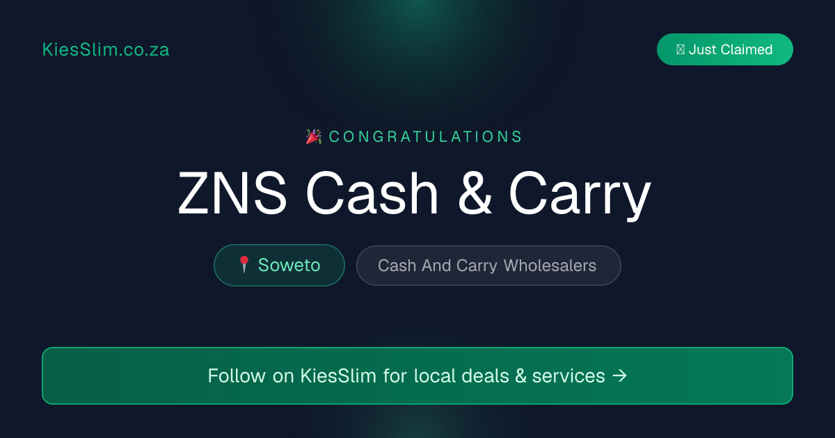 ZNS Cash & Carry