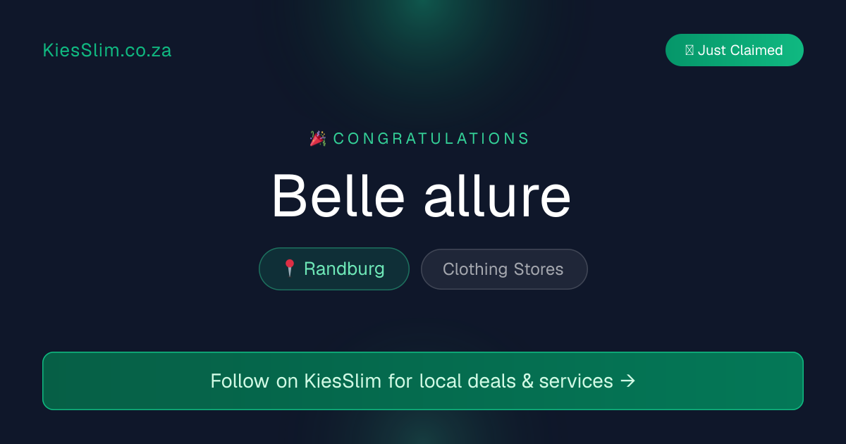Belle allure