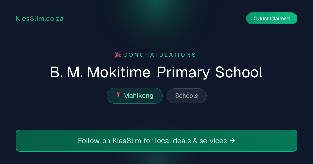 B. M. Mokitime Primary School