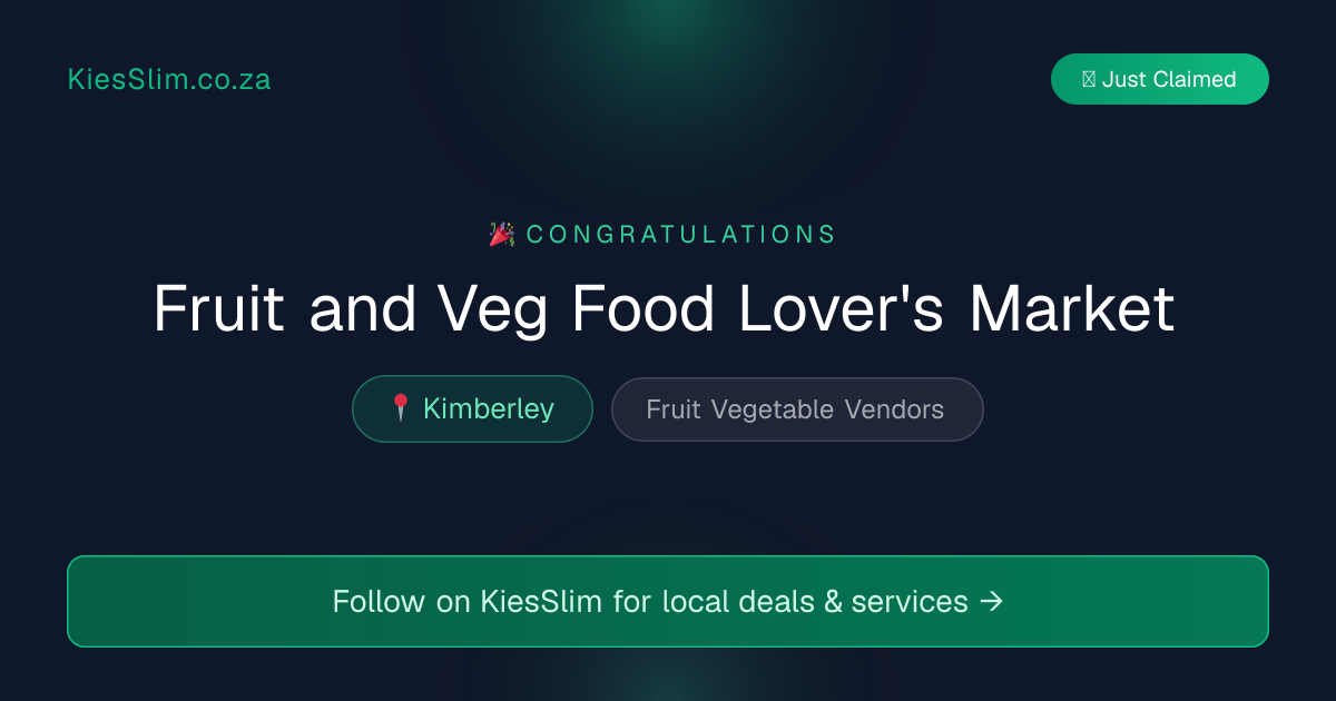 Fruit and Veg Food Lover's Market