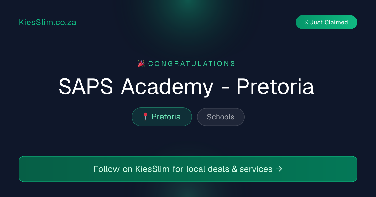 SAPS Academy - Pretoria