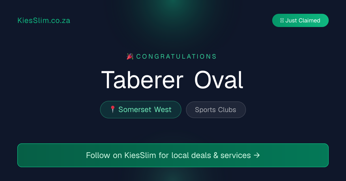 Taberer Oval