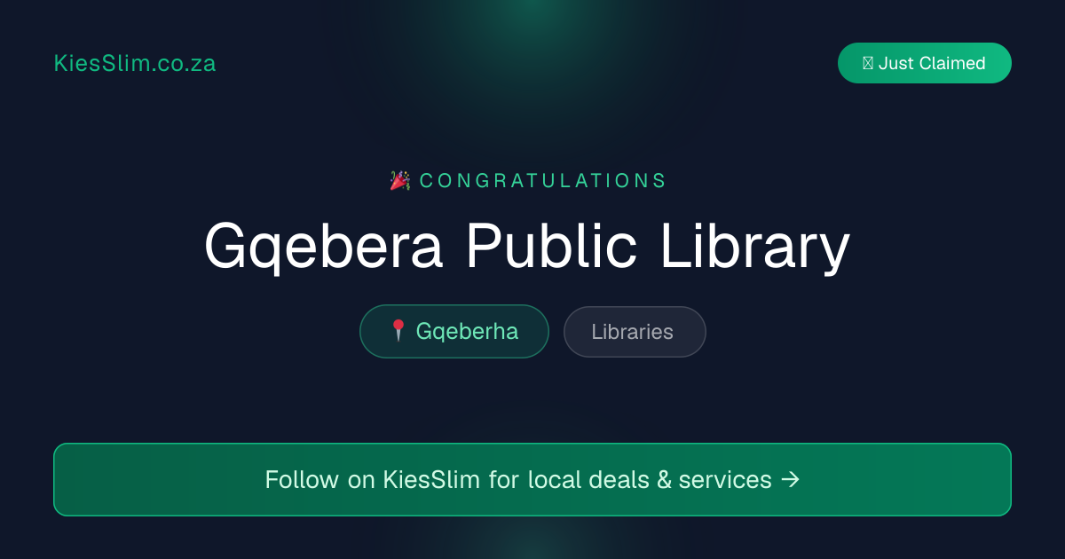 Gqebera Public Library