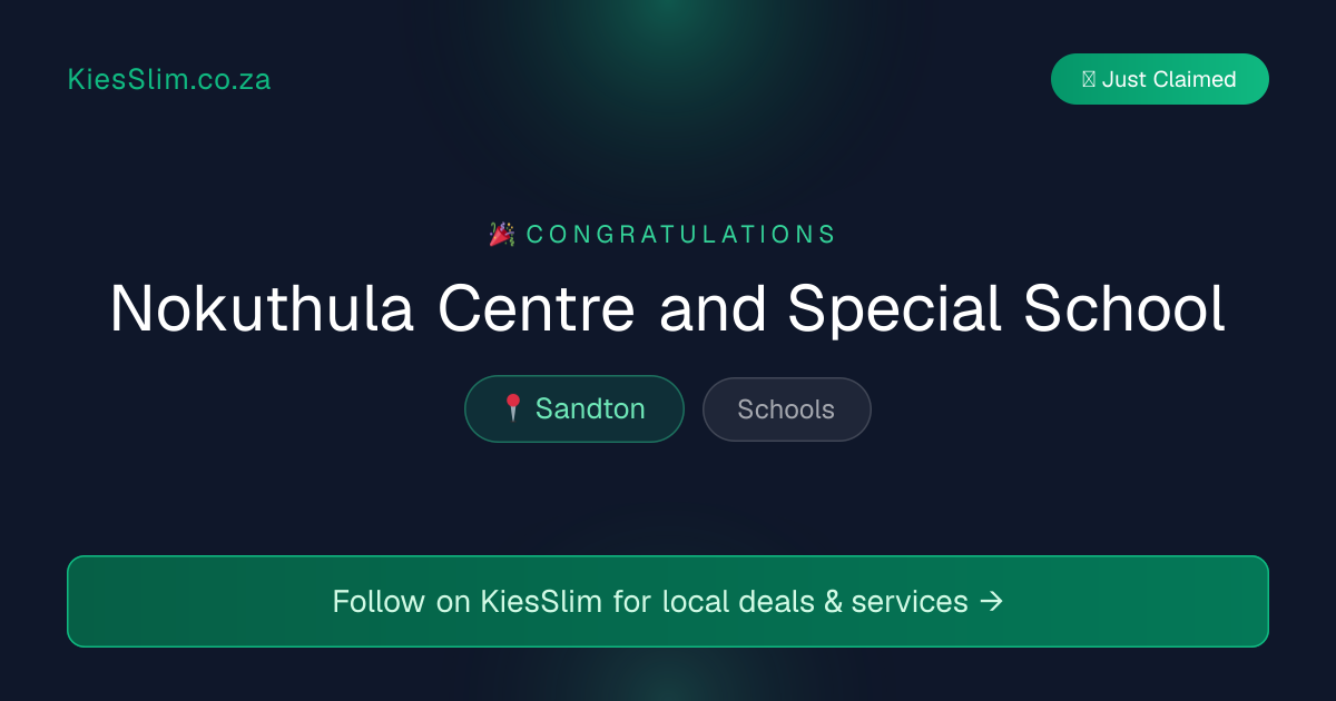 Nokuthula Centre and Special School