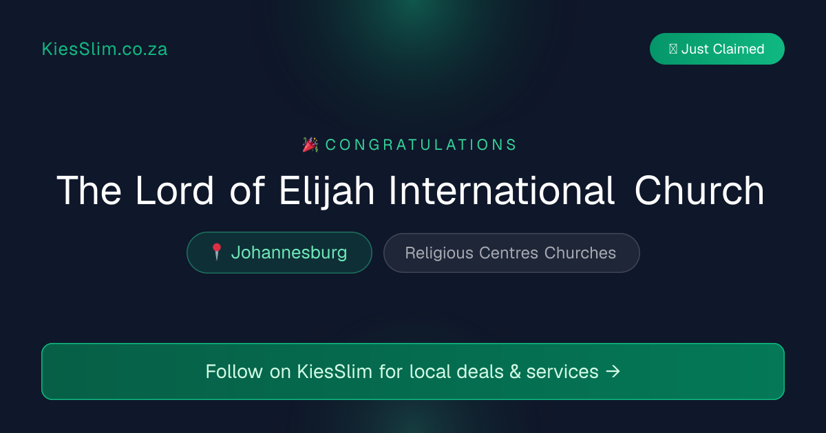 The Lord of Elijah International Church