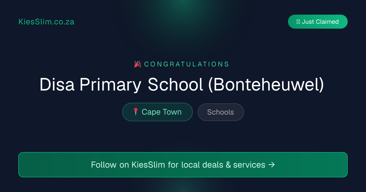 Disa Primary School (Bonteheuwel)