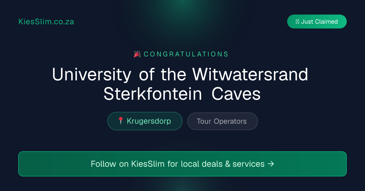 University of the Witwatersrand Sterkfontein Caves
