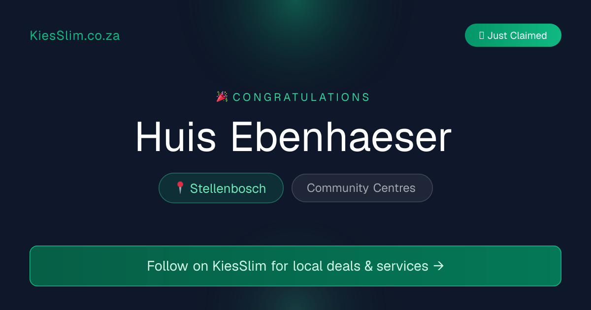 Huis Ebenhaeser