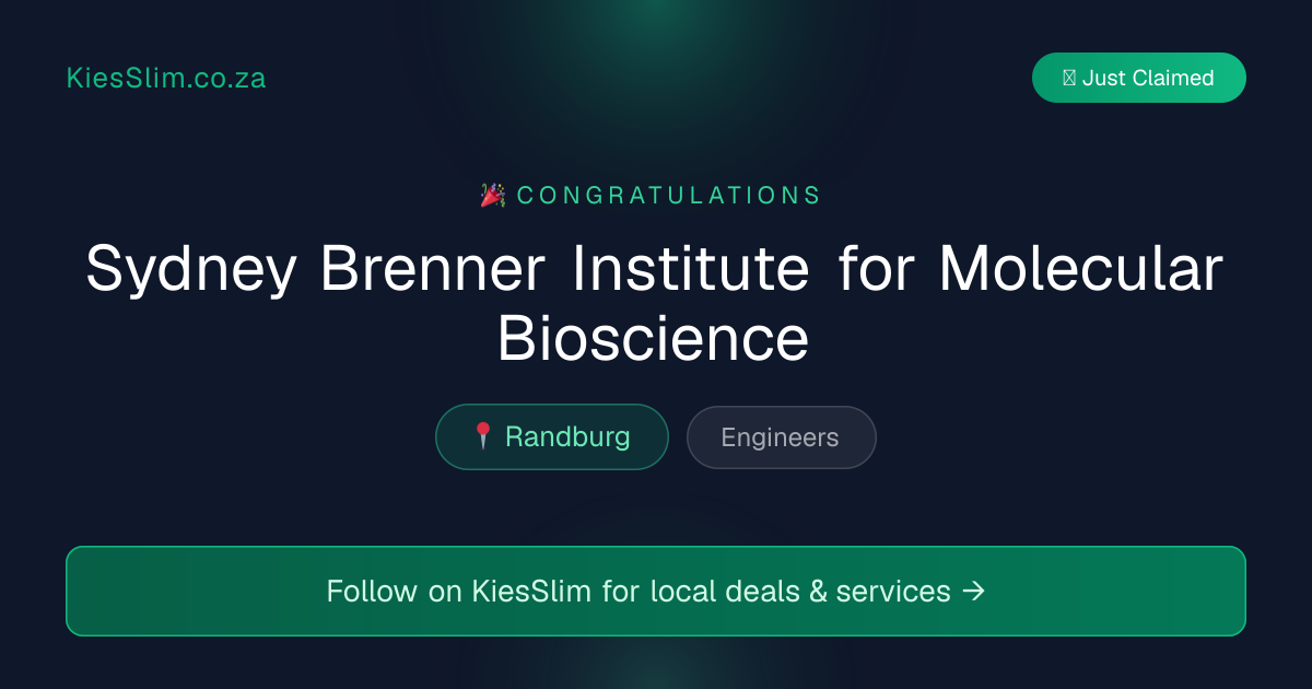 Sydney Brenner Institute for Molecular Bioscience