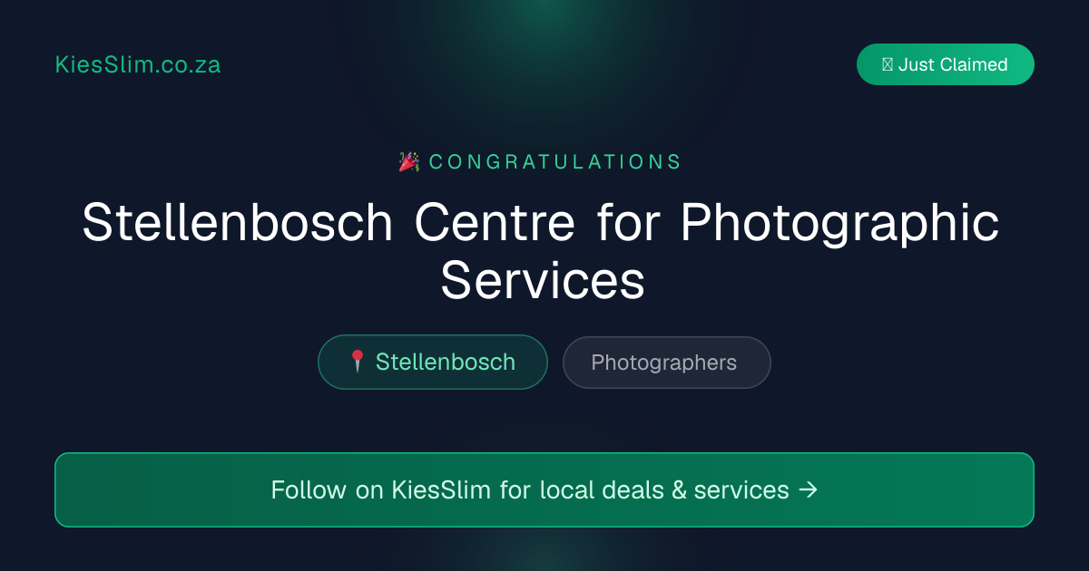 Stellenbosch Centre for Photographic Services