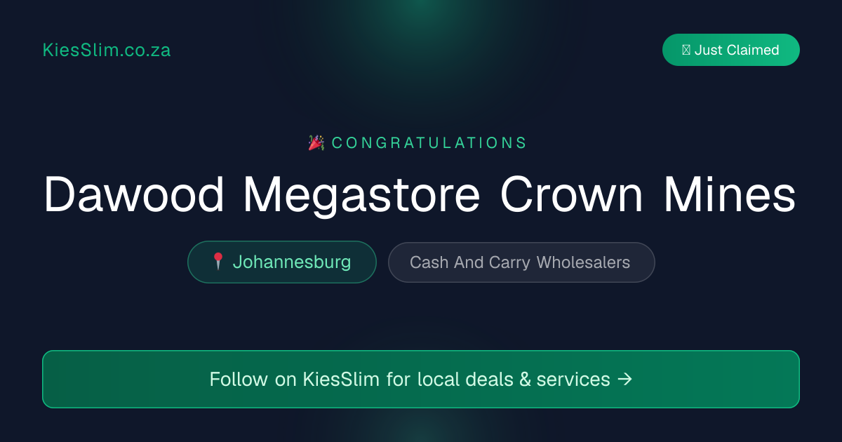 Dawood Megastore Crown Mines