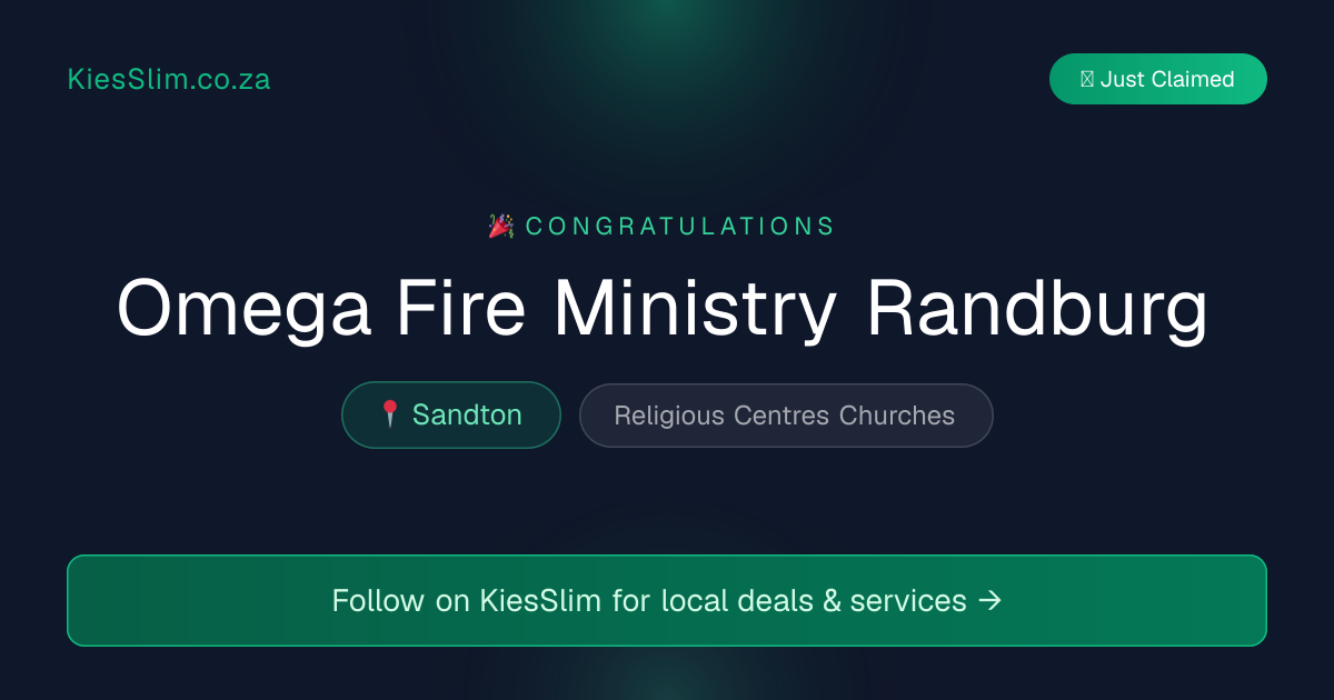Omega Fire Ministry Randburg