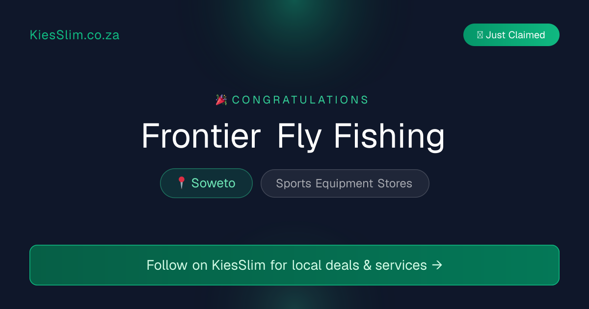 Frontier Fly Fishing