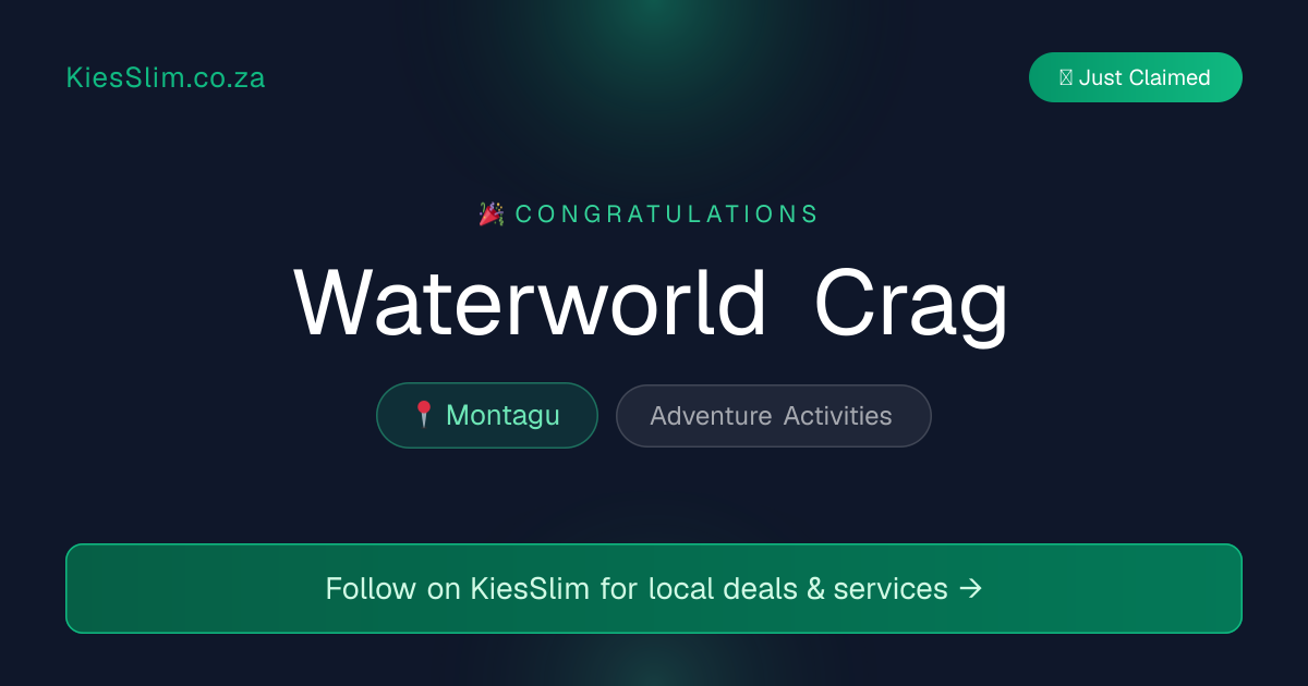 Waterworld Crag