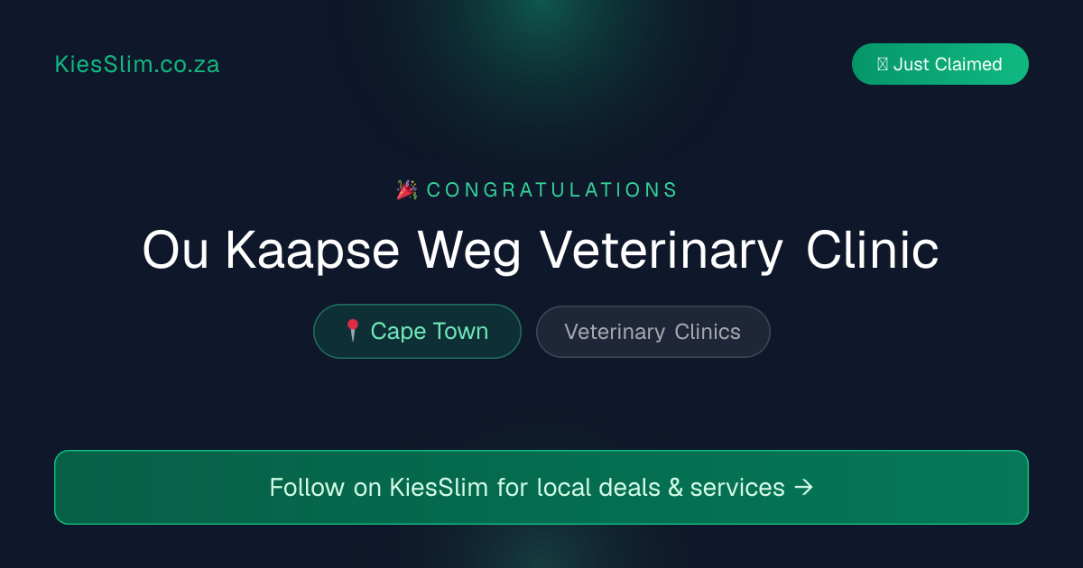 Ou Kaapse Weg Veterinary Clinic