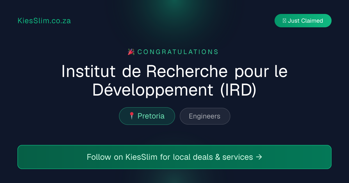 Institut de Recherche pour le Développement (IRD)