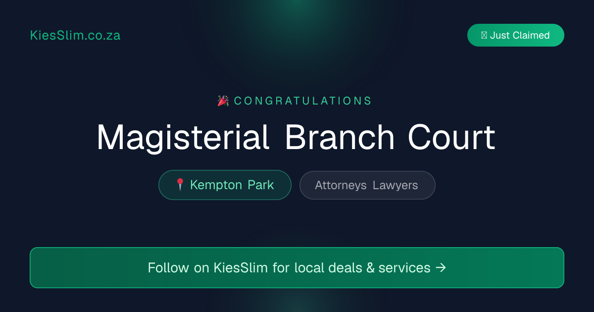Magisterial Branch Court