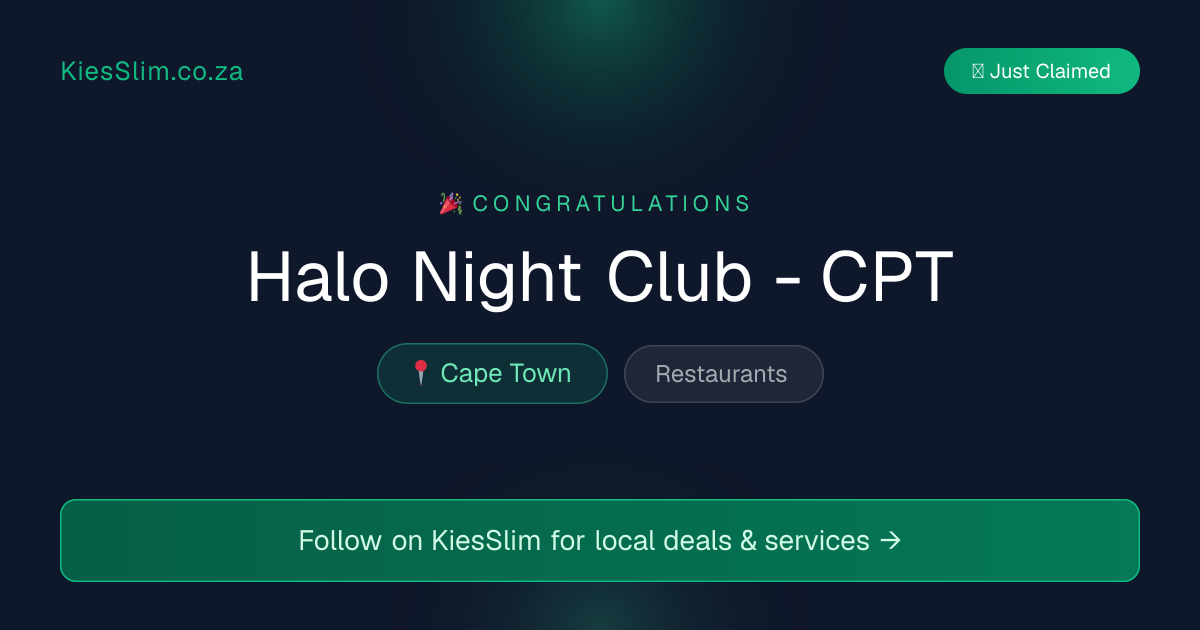 Halo Night Club - CPT