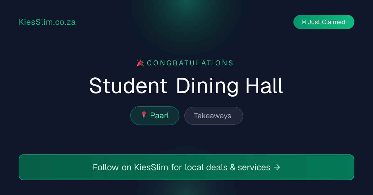 Student Dining Hall