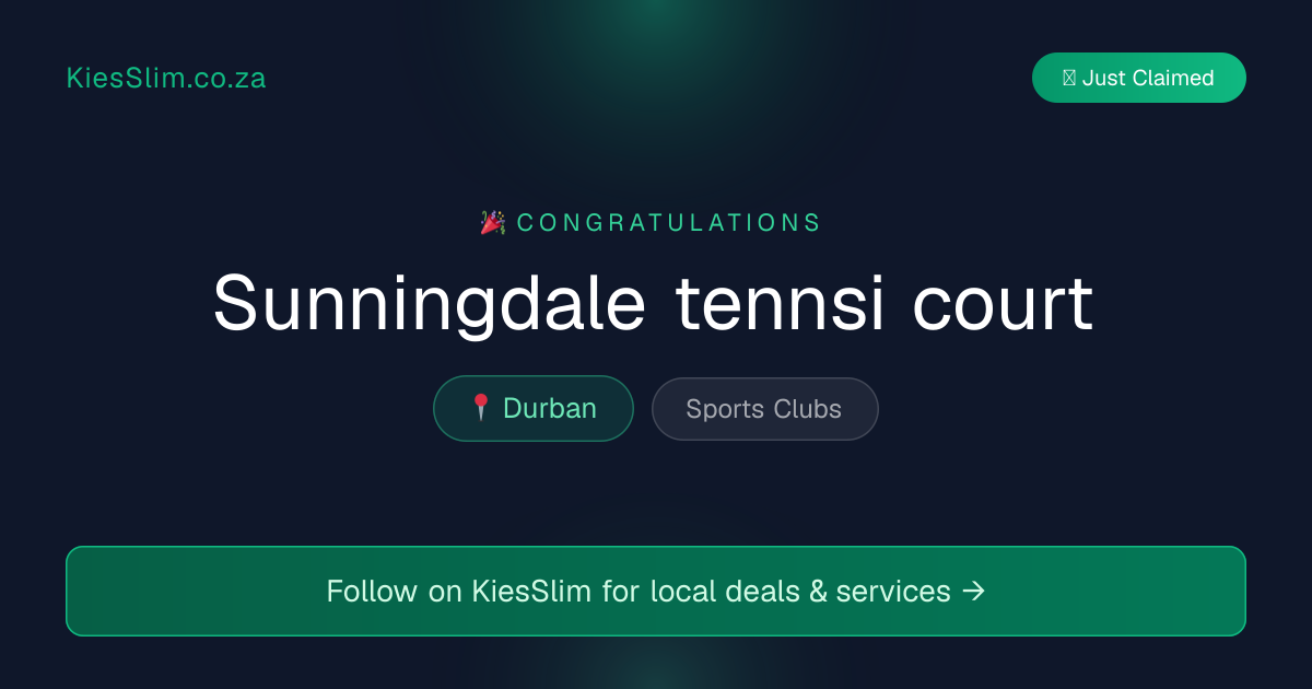 Sunningdale tennsi court