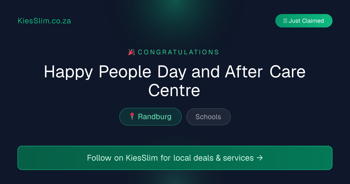 Happy People Day and After Care Centre