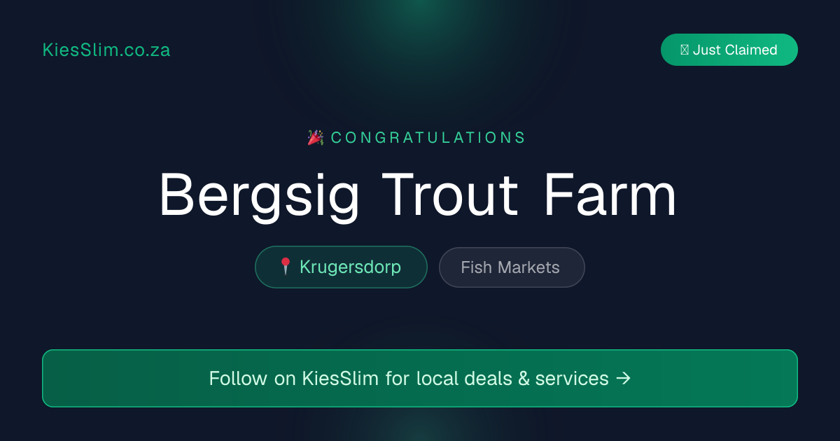 Bergsig Trout Farm
