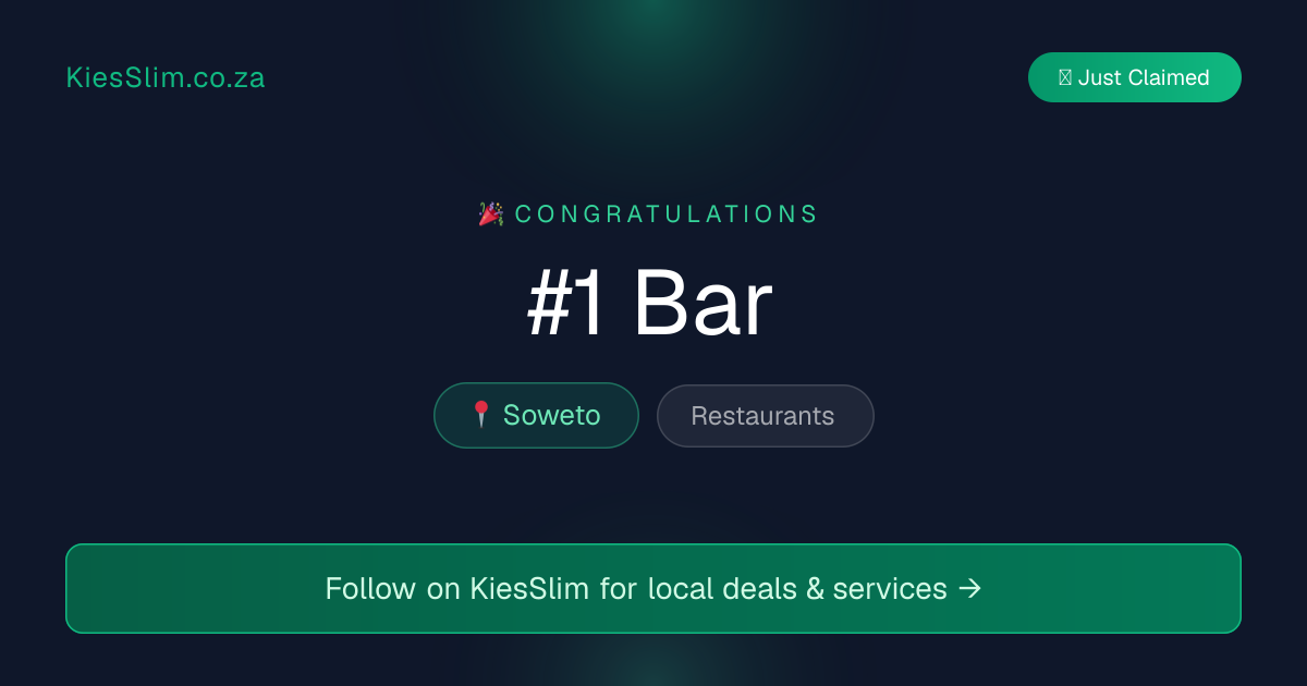 #1 Bar