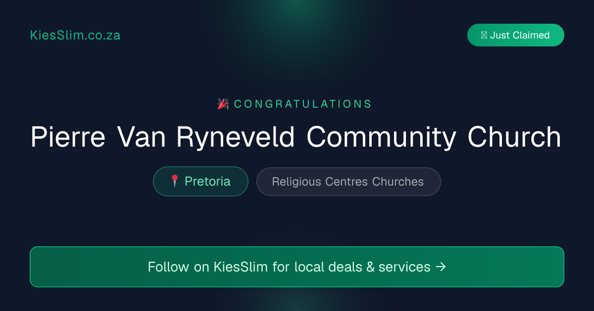 Pierre Van Ryneveld Community Church