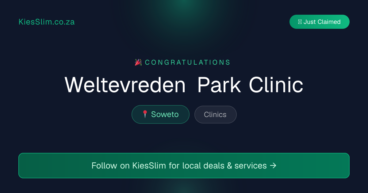 Weltevreden Park Clinic