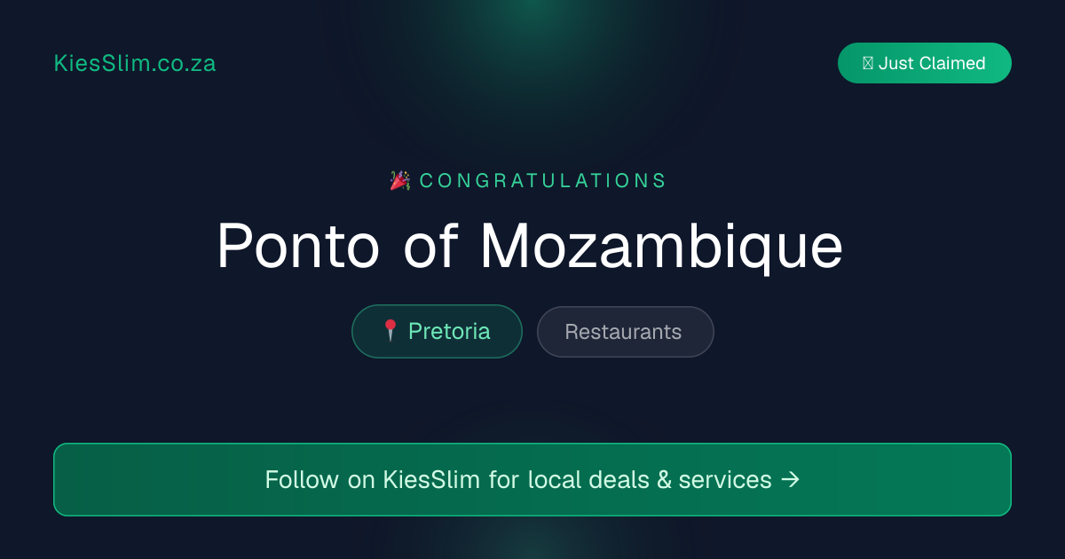 Ponto of Mozambique