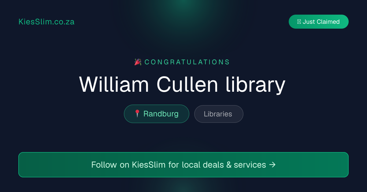 William Cullen library