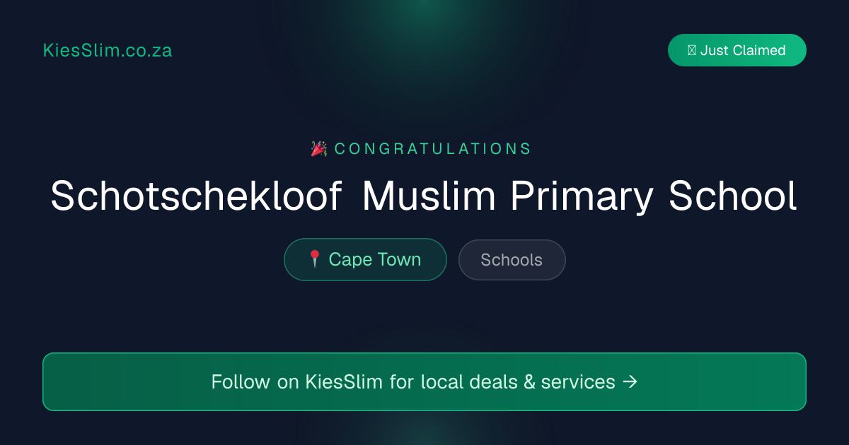 Schotschekloof Muslim Primary School