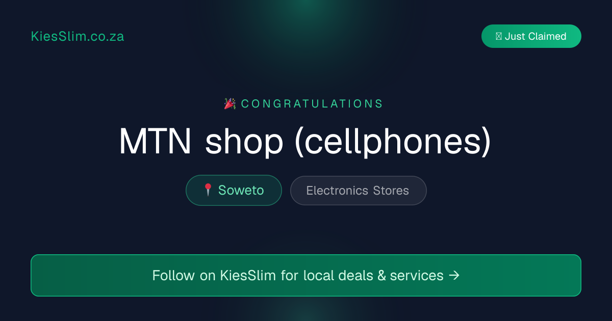 MTN shop (cellphones)