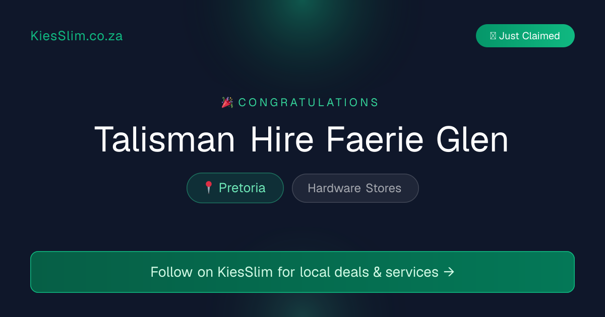 Talisman Hire Faerie Glen