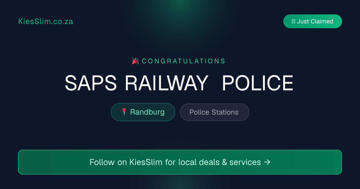 SAPS RAILWAY POLICE