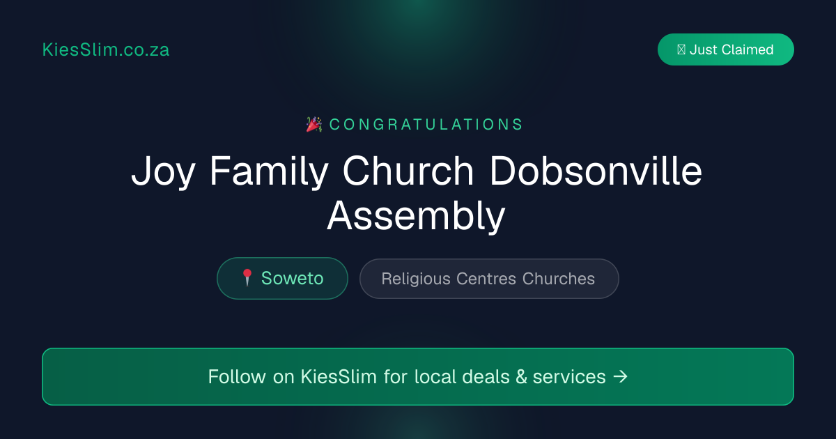 Joy Family Church Dobsonville Assembly