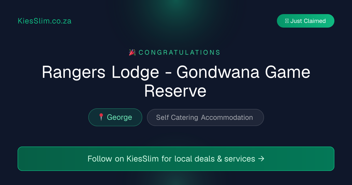 Rangers Lodge - Gondwana Game Reserve