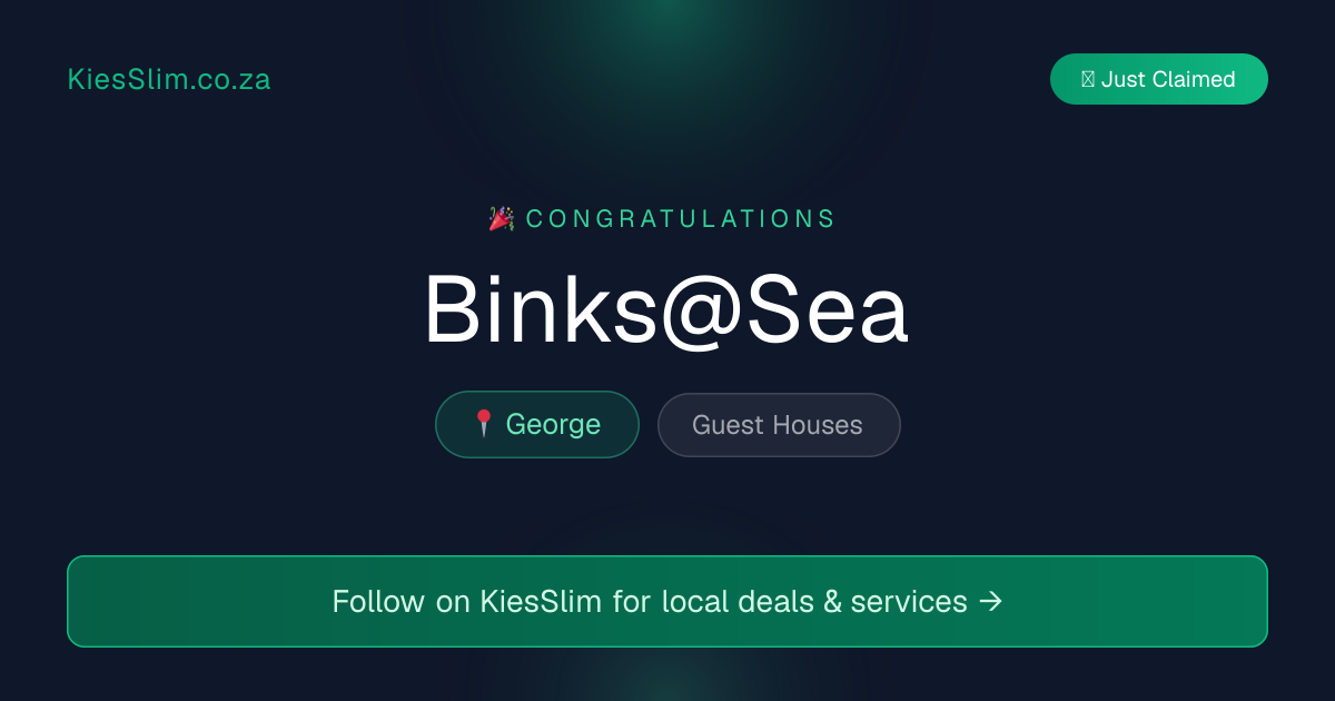 Binks@Sea