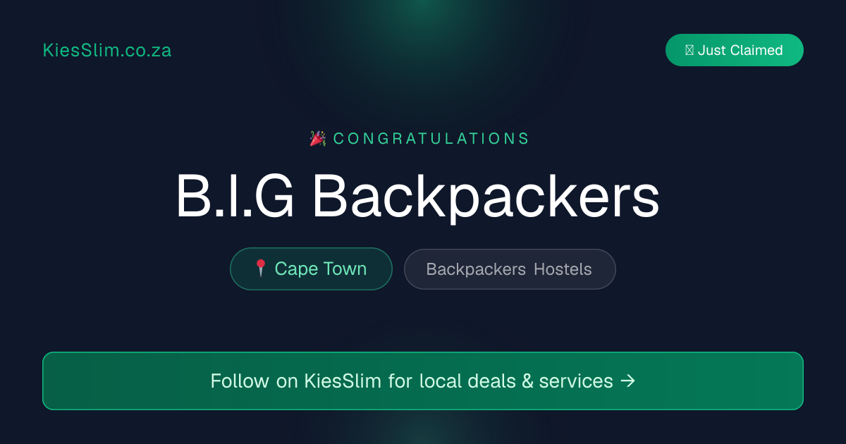B.I.G Backpackers