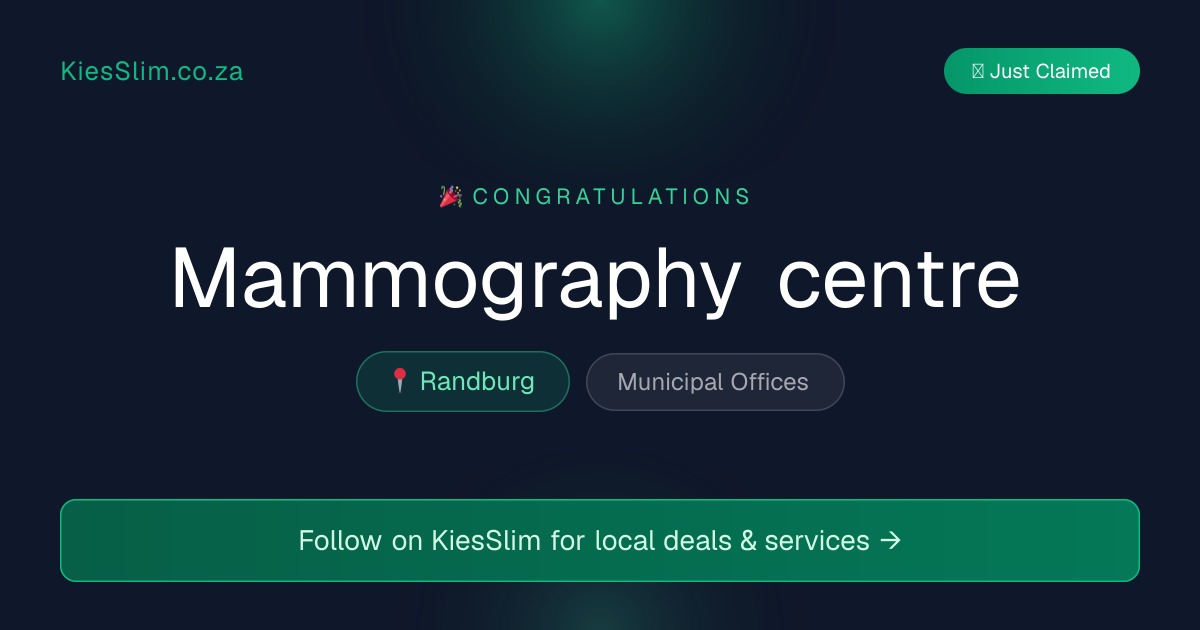 Mammography centre