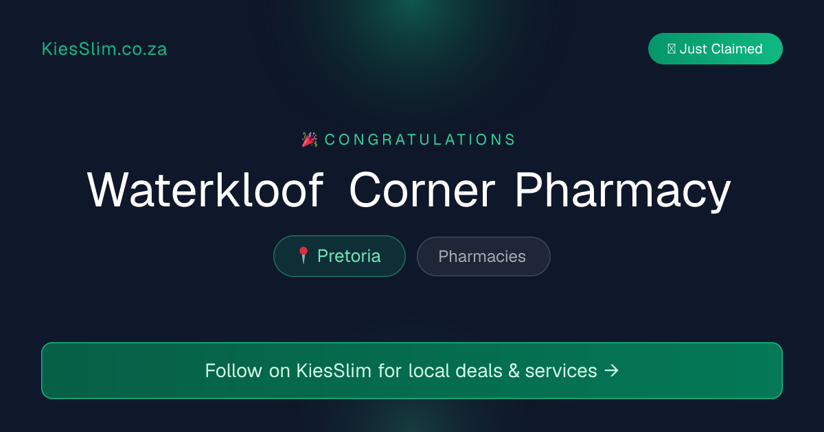 Waterkloof Corner Pharmacy