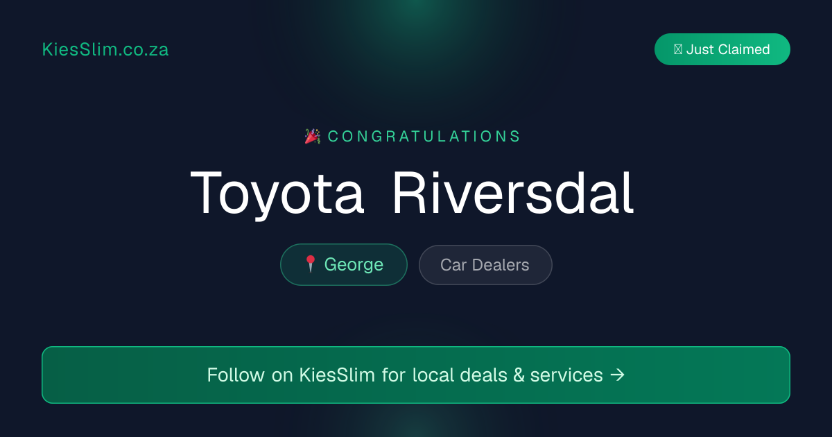 Toyota Riversdal