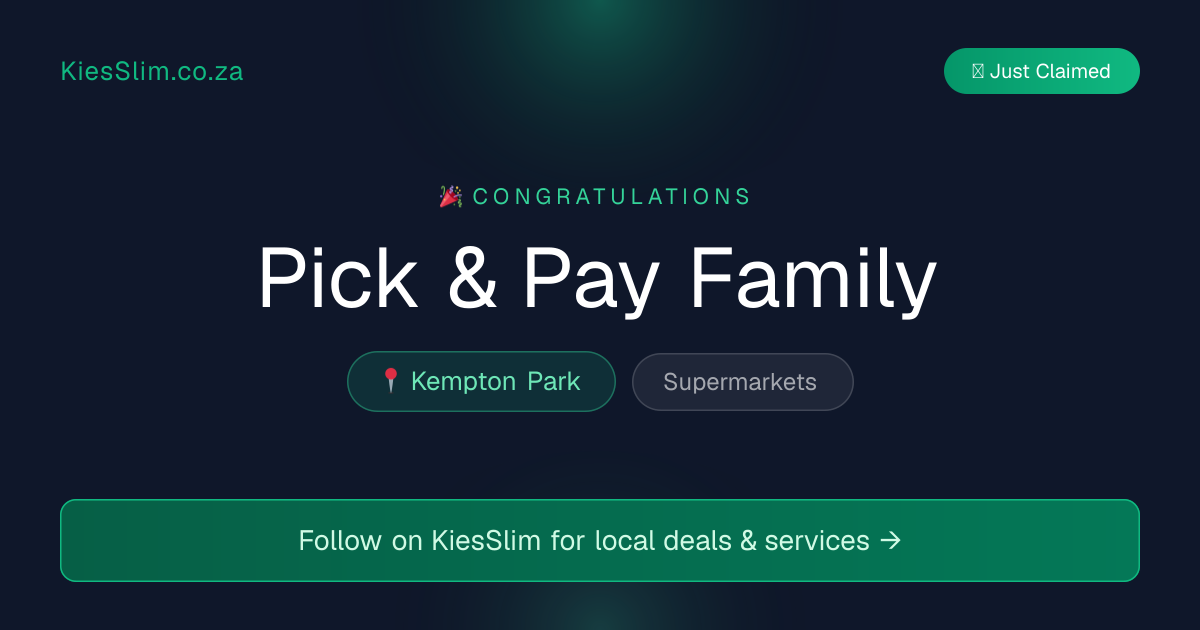 Pick & Pay Family