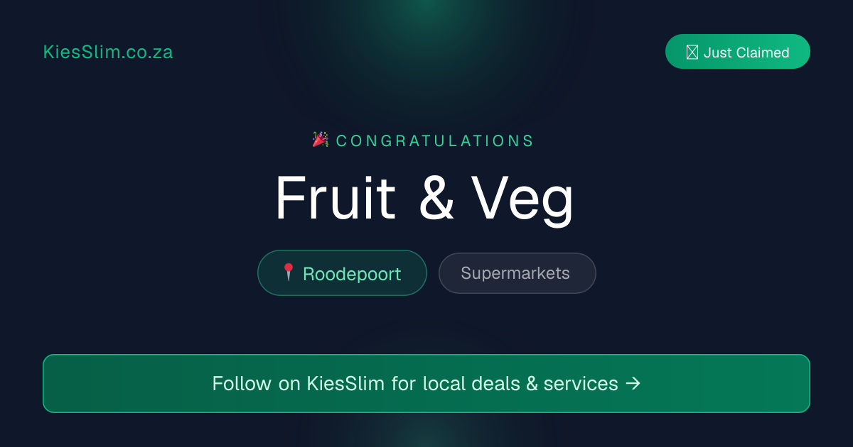 Fruit & Veg