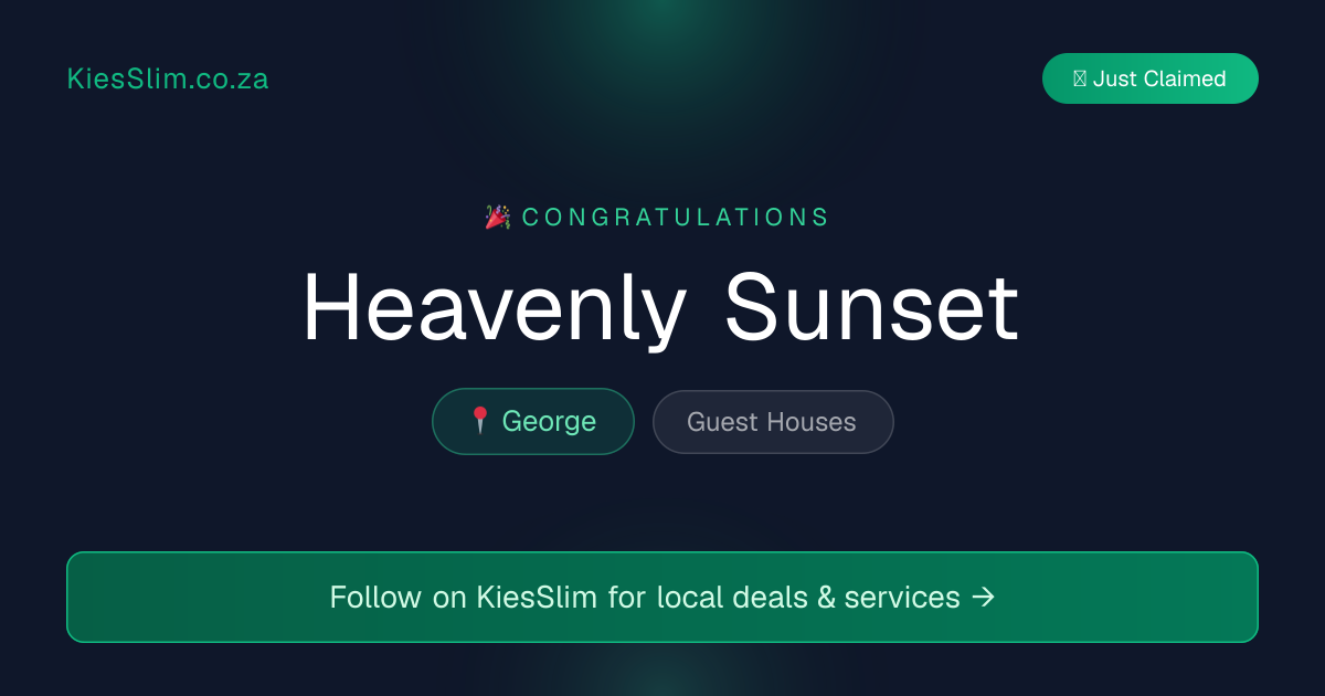 Heavenly Sunset