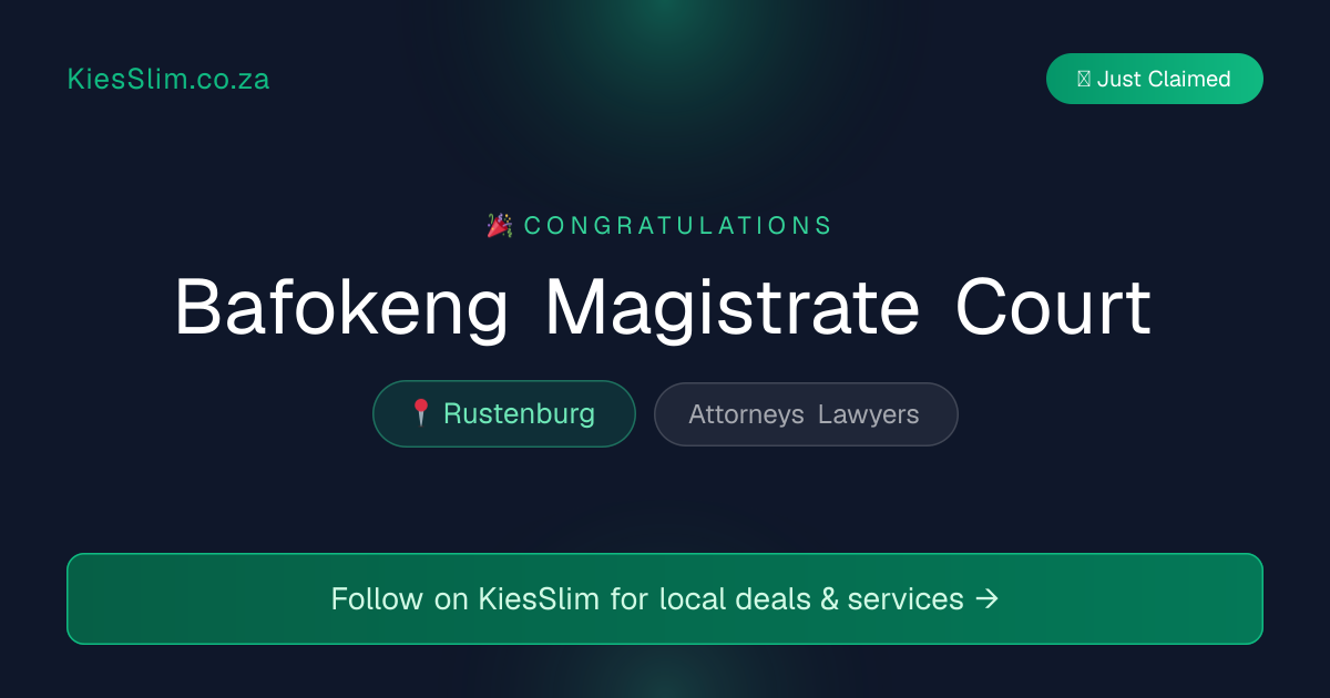 Bafokeng Magistrate Court