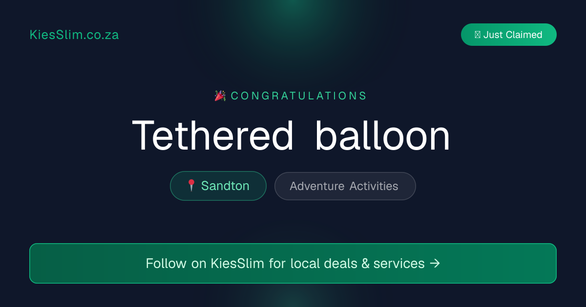 Tethered balloon