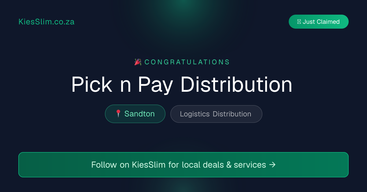 Pick n Pay Distribution