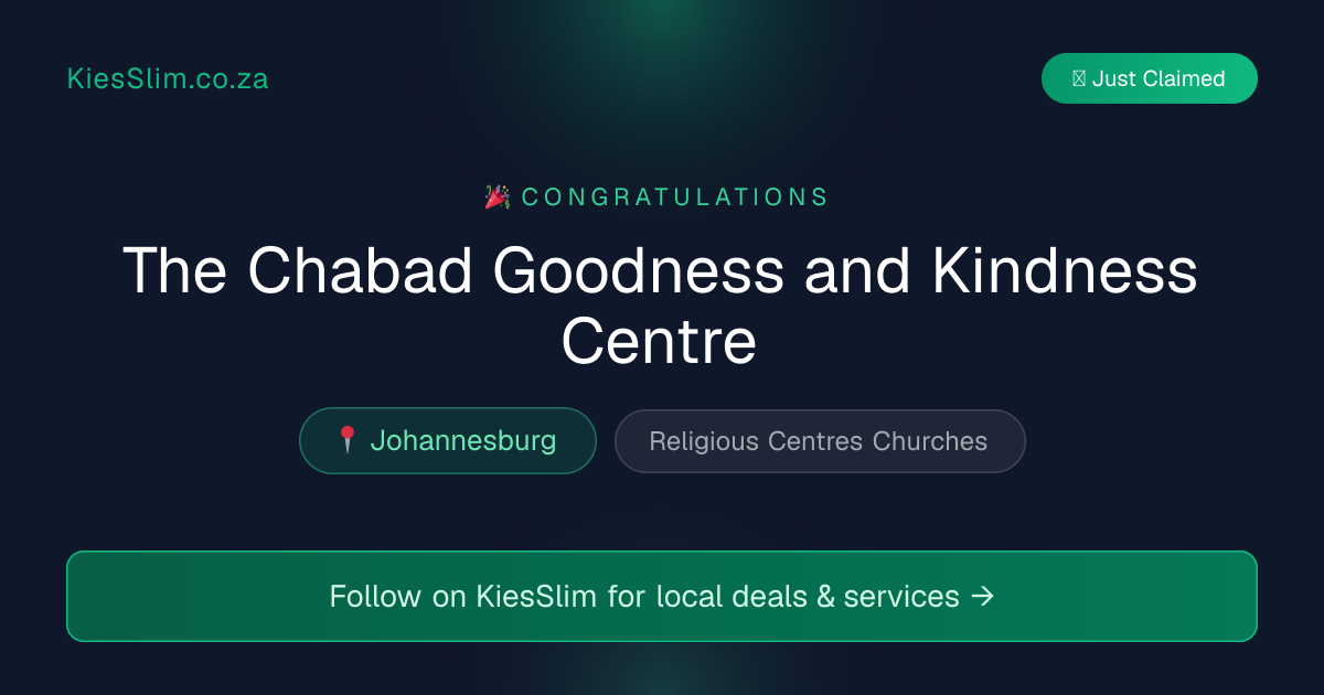 The Chabad Goodness and Kindness Centre